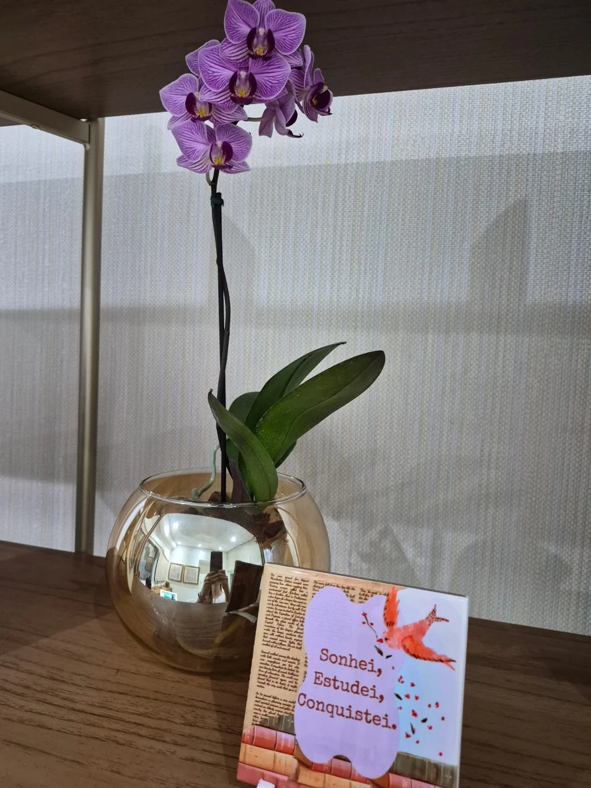 Orquídea na decoração do consultório